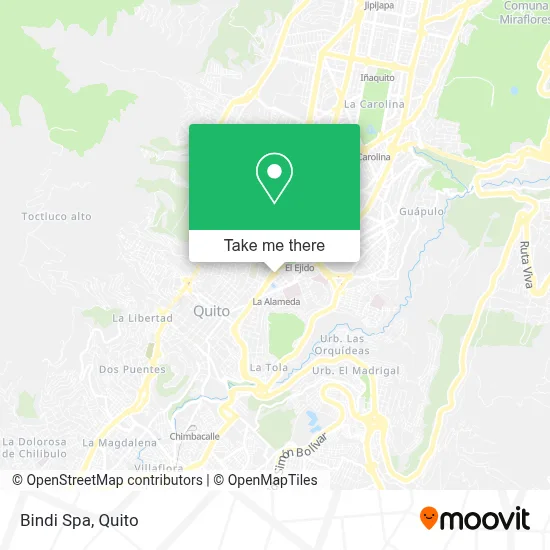 Bindi Spa map