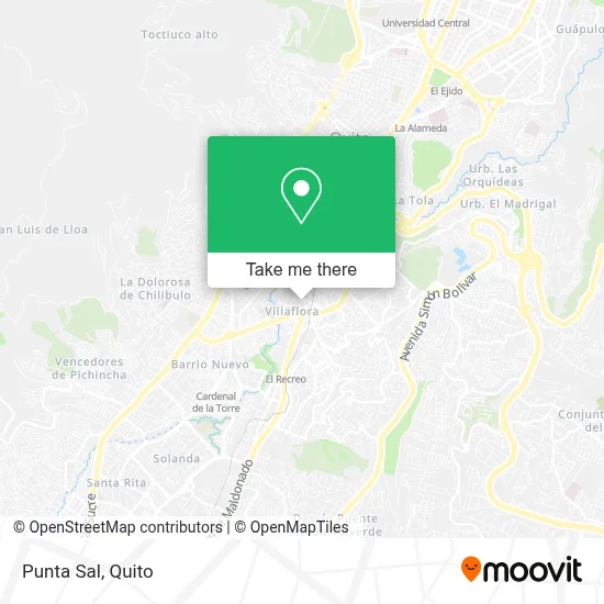 Punta Sal map