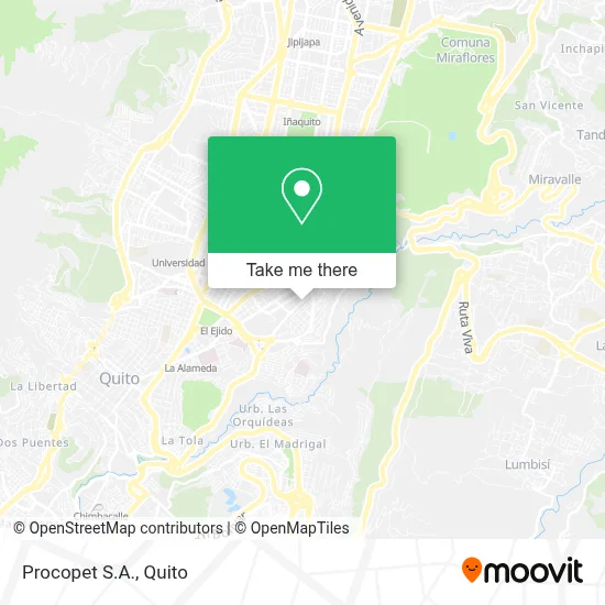 Procopet S.A. map