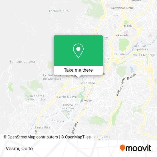 Vesmi map