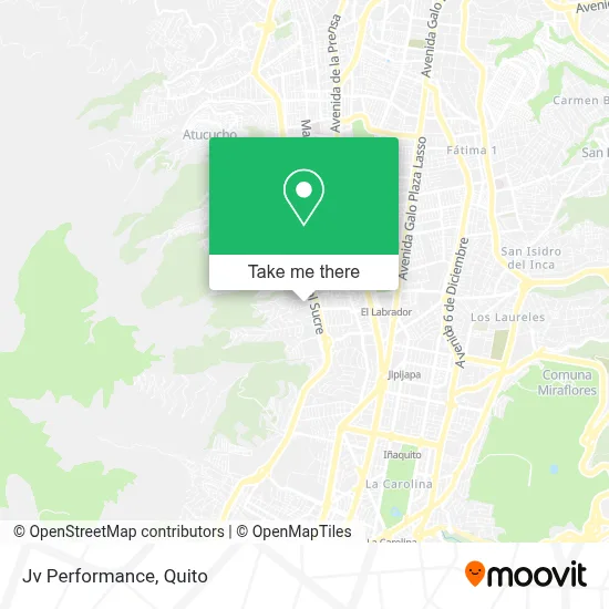 Jv Performance map