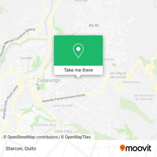 Starcon map