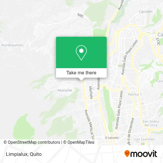 Limpialux map