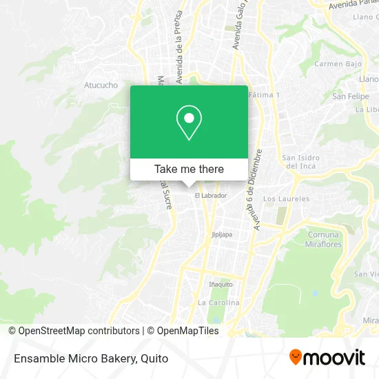Ensamble Micro Bakery map