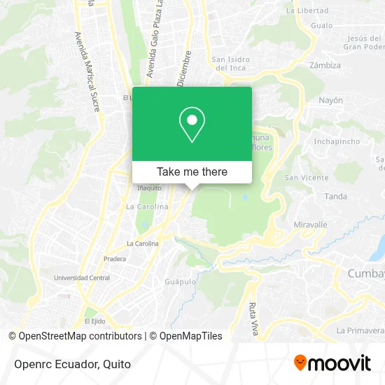 Openrc Ecuador map