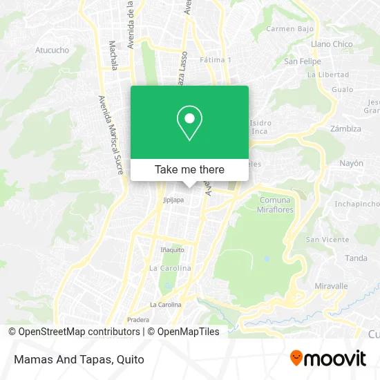 Mamas And Tapas map