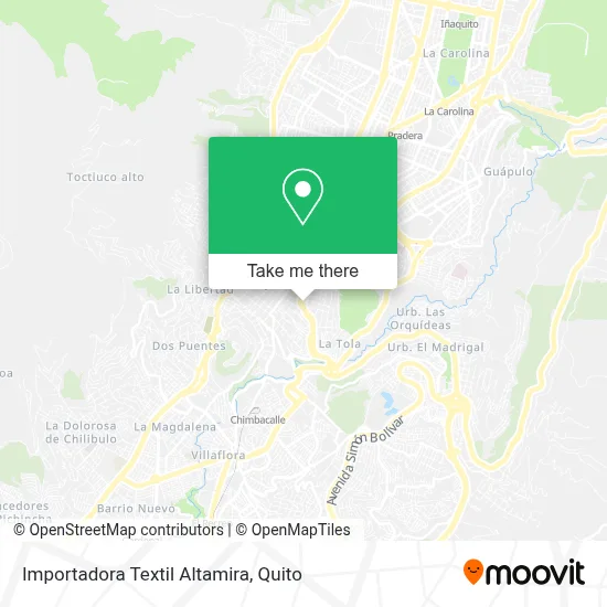 Importadora Textil Altamira map