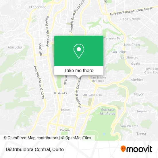 Distribuidora Central map