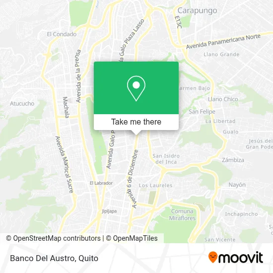 Banco Del Austro map