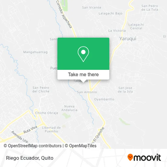 Riego Ecuador map