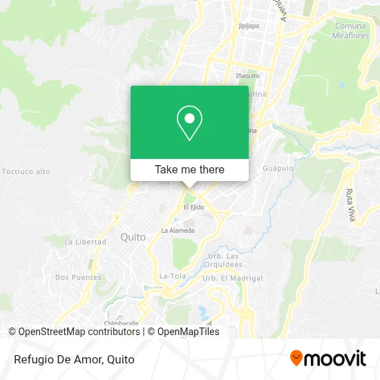Refugio De Amor map