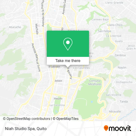 Niah Studio Spa map