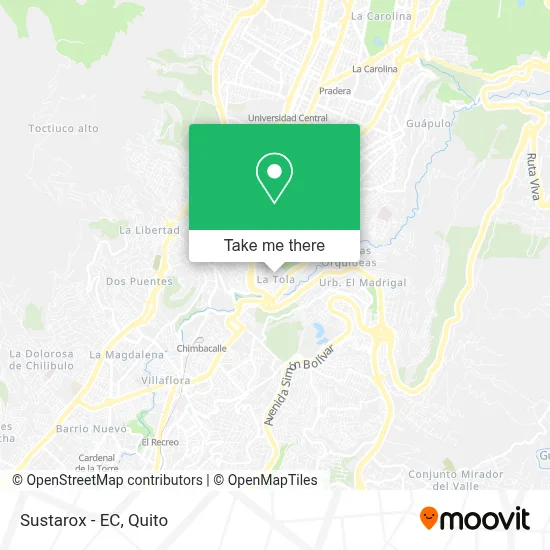 Sustarox - EC map