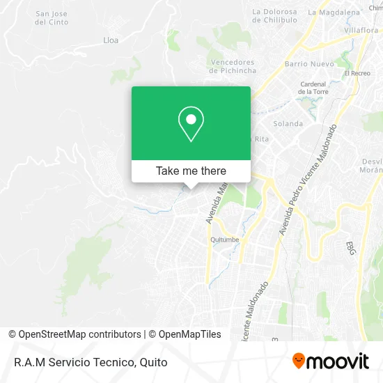 R.A.M Servicio Tecnico map