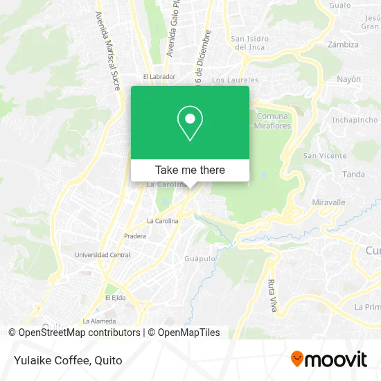 Yulaike Coffee map