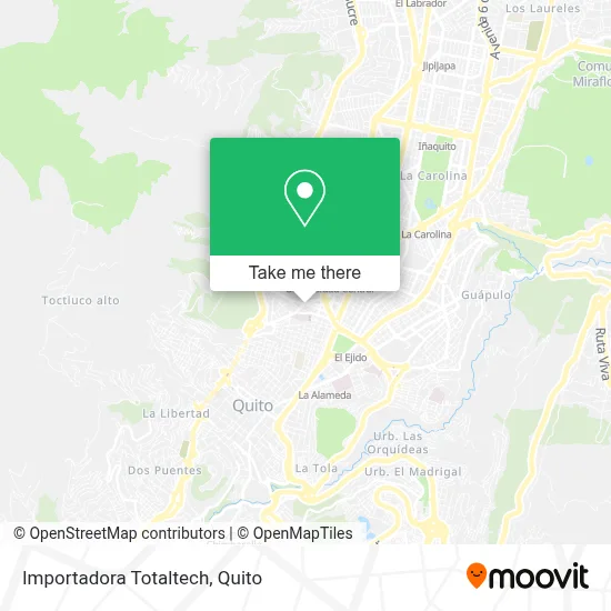 Importadora Totaltech map