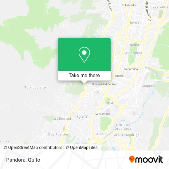 Pandora map