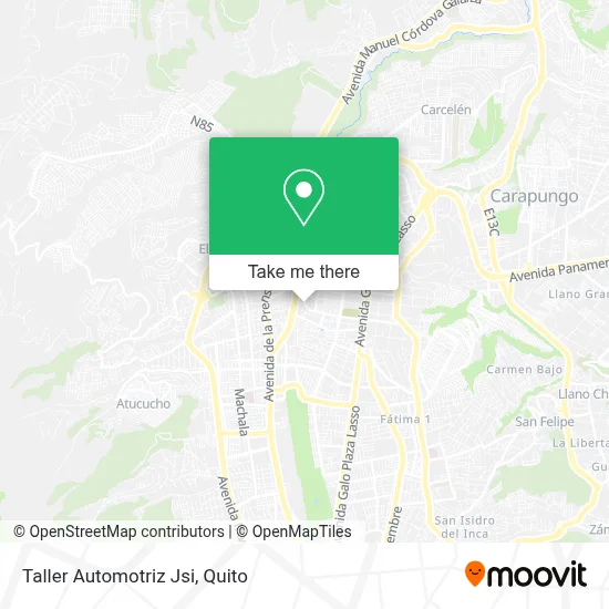 Taller Automotriz Jsi map