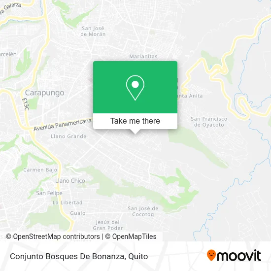 Conjunto Bosques De Bonanza map