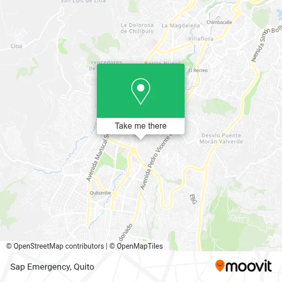 Sap Emergency map
