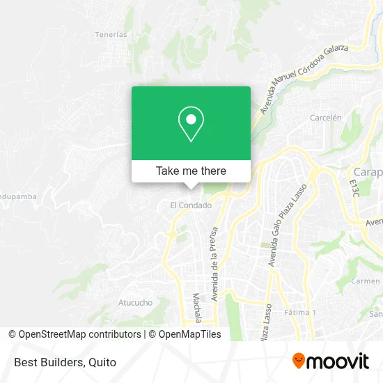 Best Builders map