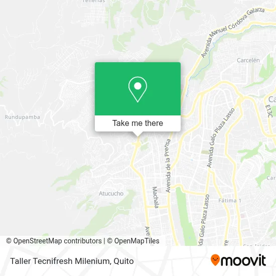 Taller Tecnifresh Milenium map