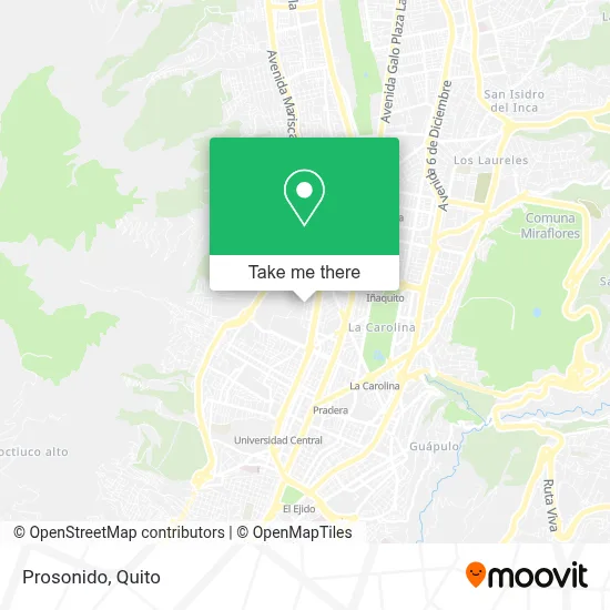 Prosonido map