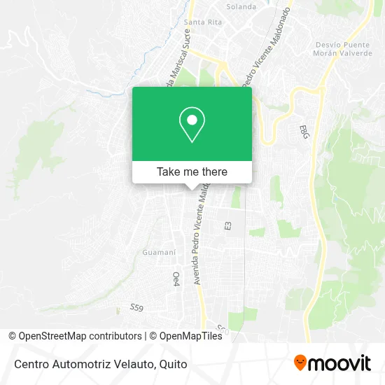 Centro Automotriz Velauto map