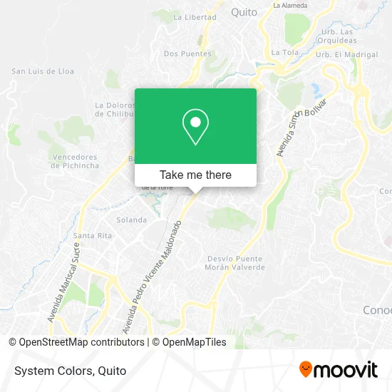 System Colors map
