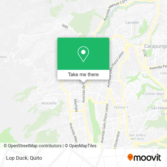 Lop Duck map