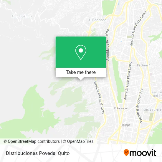 Distribuciones Poveda map