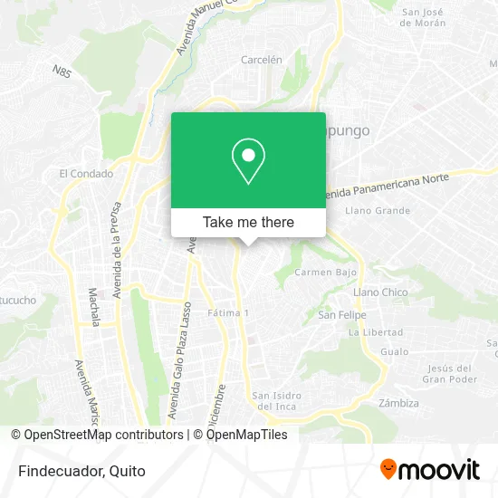 Findecuador map