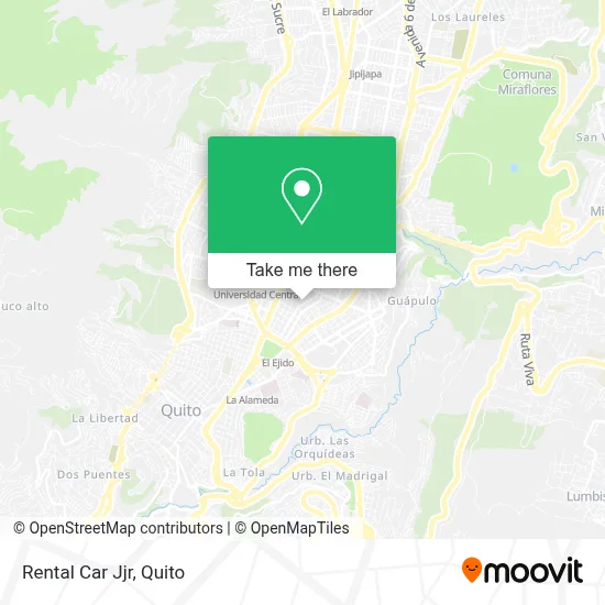 Rental Car Jjr map