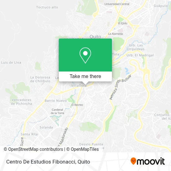 Centro De Estudios Fibonacci map