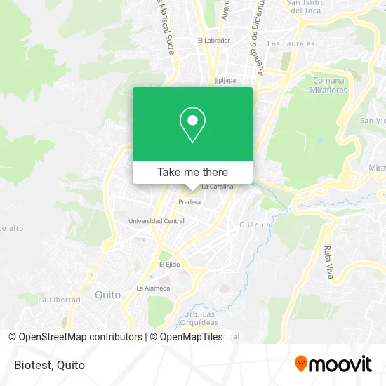 Biotest map