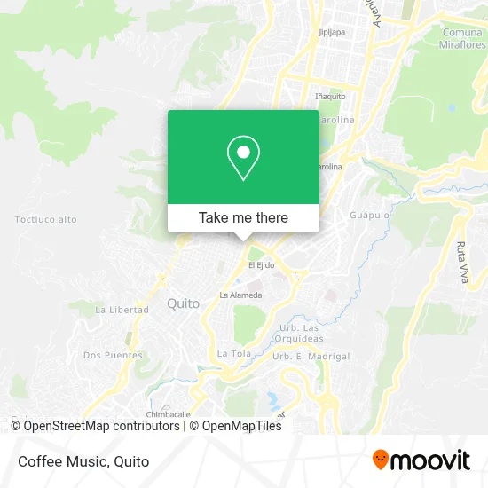 Coffee Music map