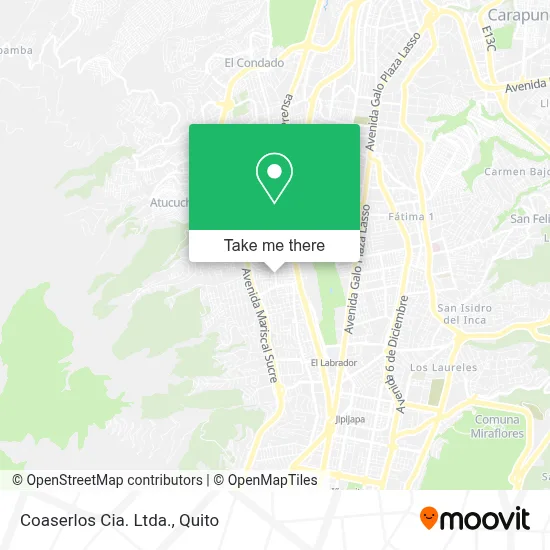 Coaserlos Cia. Ltda. map
