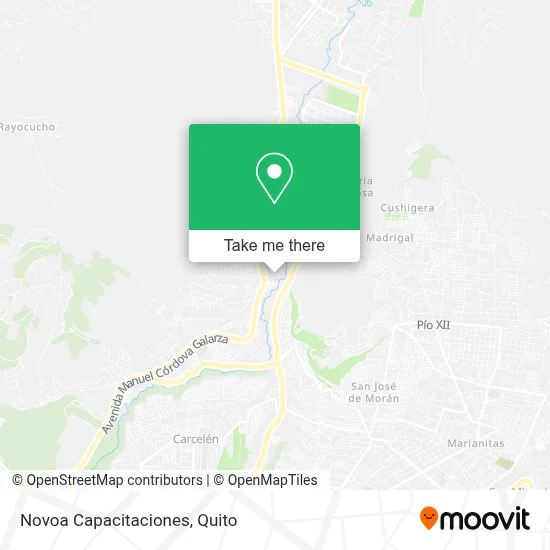 Novoa Capacitaciones map