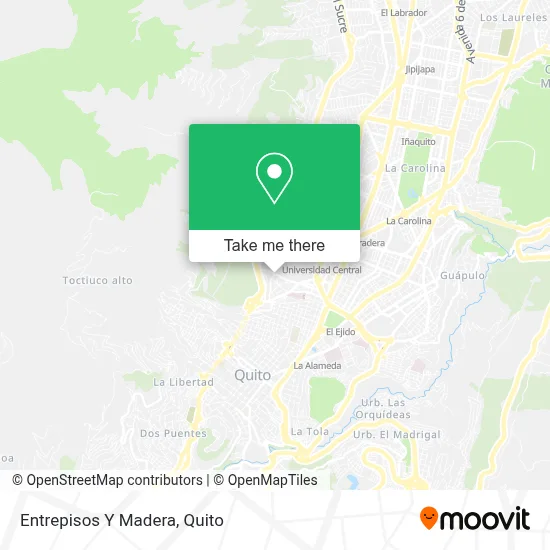 Entrepisos Y Madera map