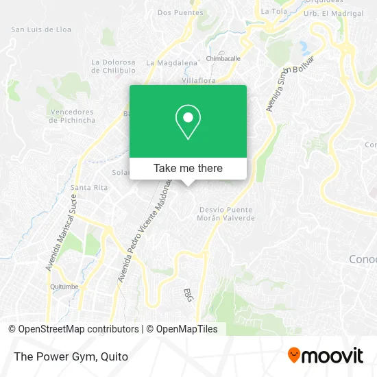The Power Gym map