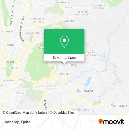 Vencorp map
