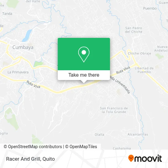 Racer And Grill map