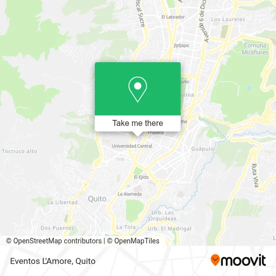 Eventos L'Amore map