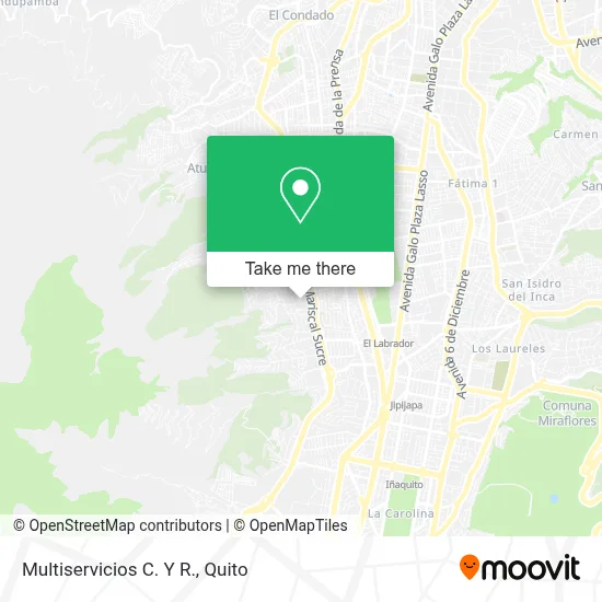 Multiservicios C. Y R. map