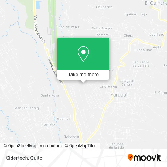 Sidertech map