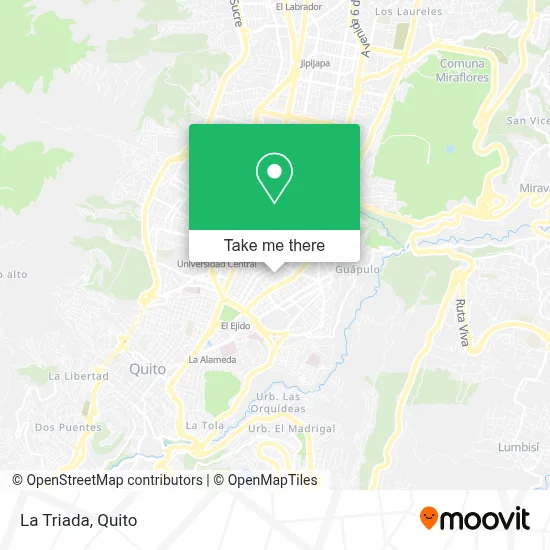 La Triada map