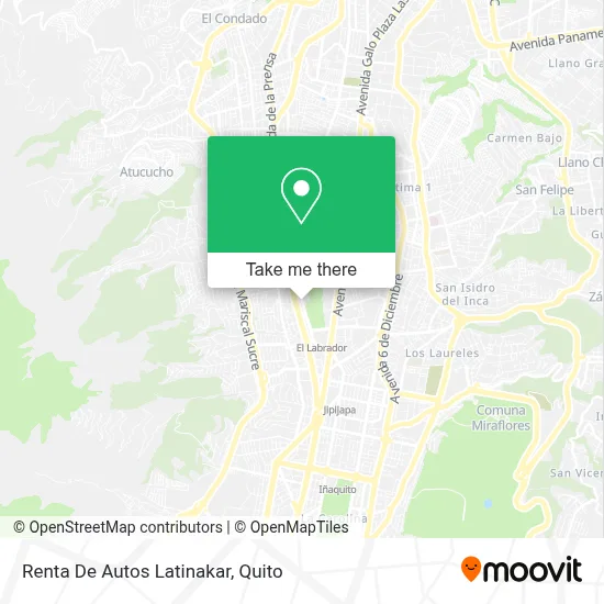 Renta De Autos Latinakar map