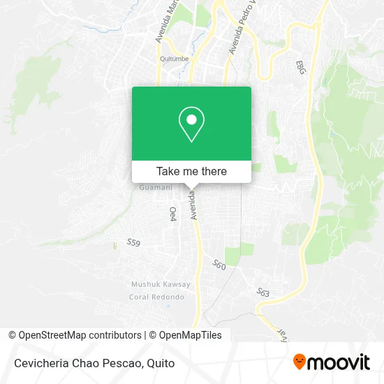 Cevicheria Chao Pescao map