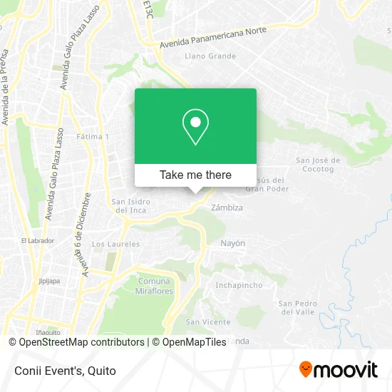Conii Event's map