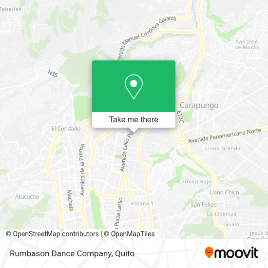 Rumbason Dance Company map